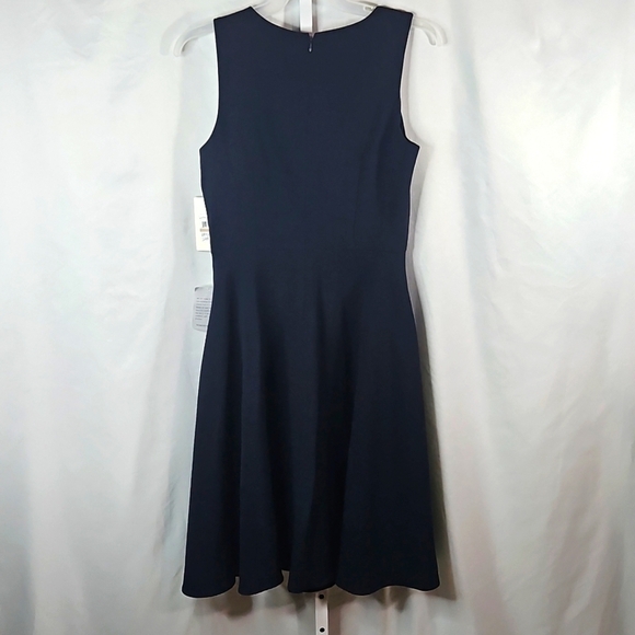 Harper Navy Blue Cowl Neck Sleeveless Midi Dress Size 12 NWT - Picture 7 of 7